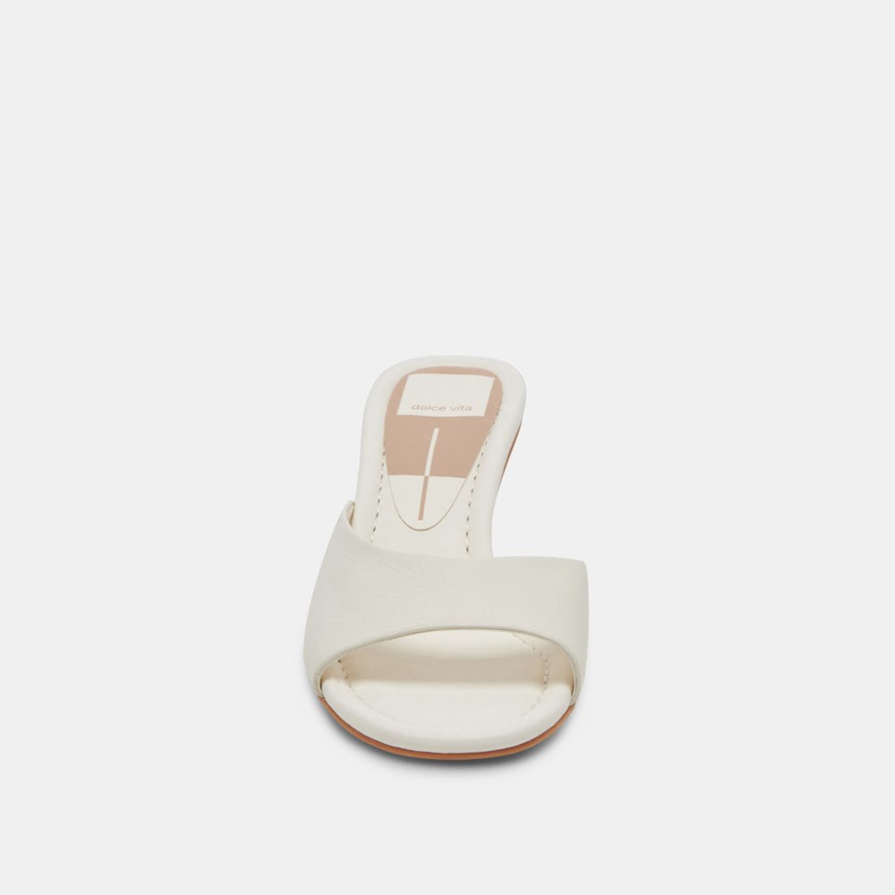 Dolce Vita Macoy Heels White Leather
