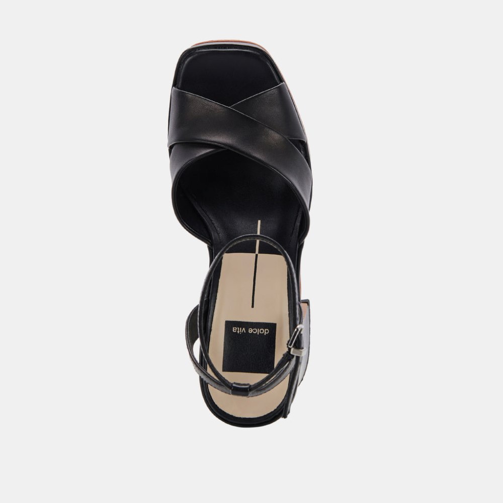Dolce Vita Wessi Heels Black Leather