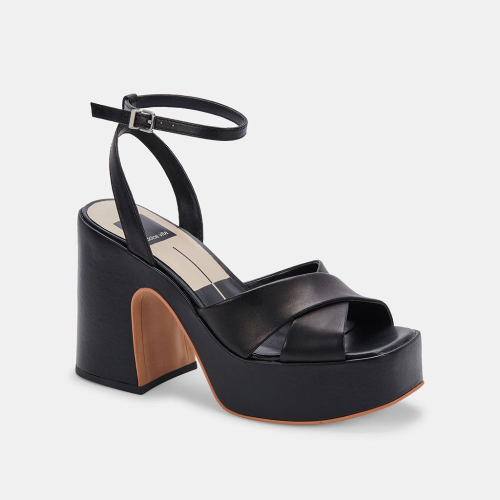 Dolce Vita Wessi Heels Black Leather