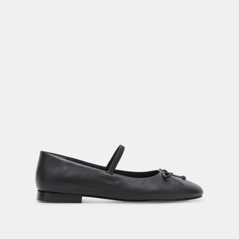 Dolce Vita Carin Ballet Flats Black Leather
