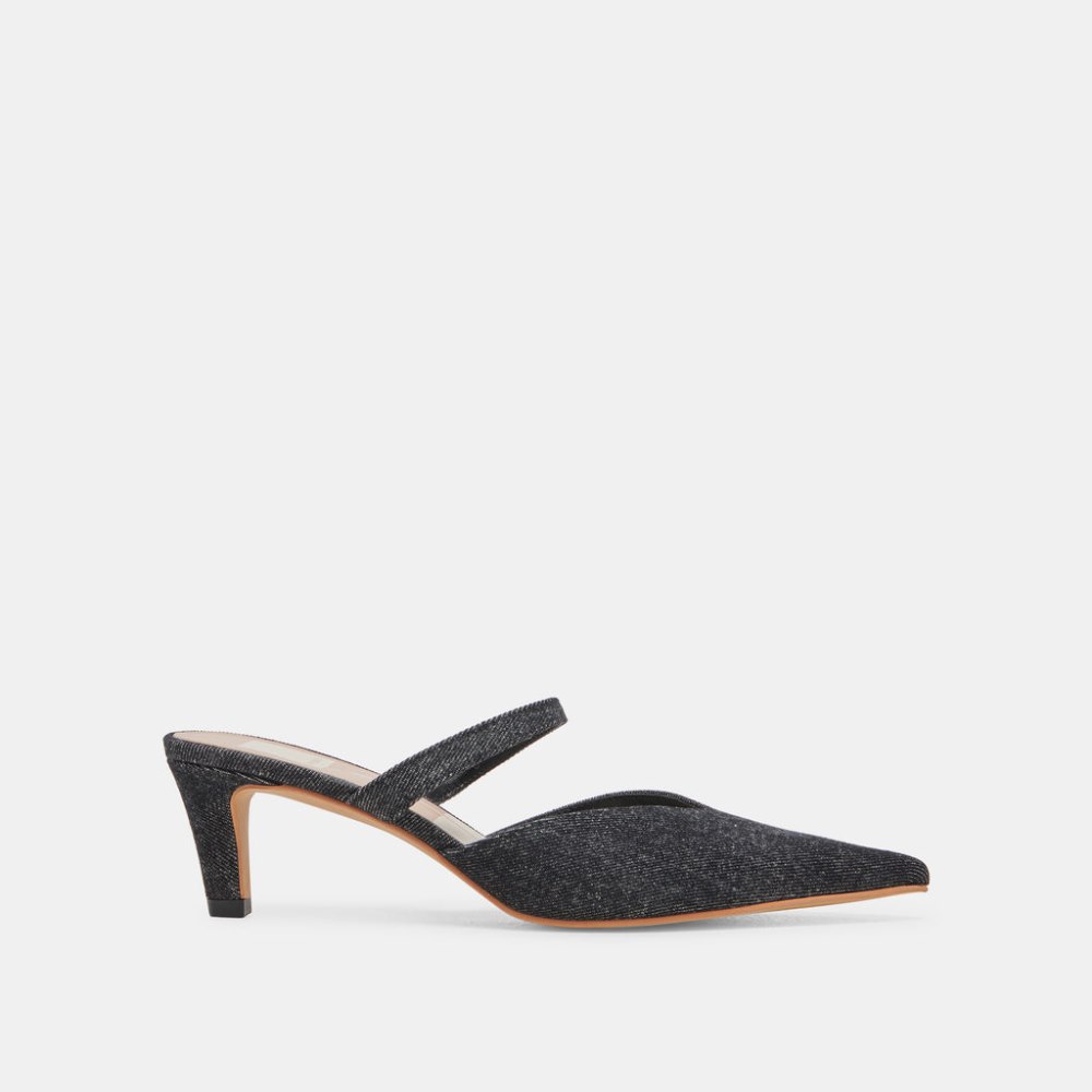 Dolce Vita Kanika Mid Heels Carbon Denim