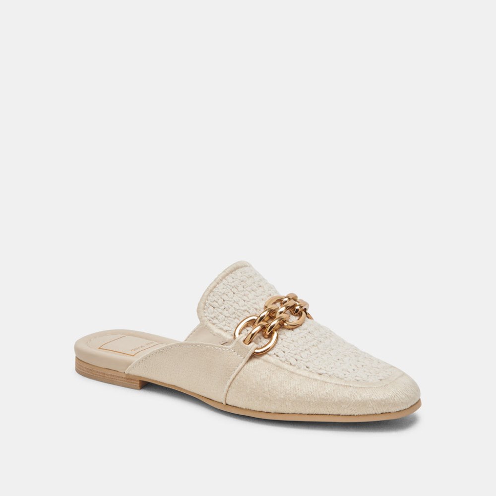 Dolce Vita Solina Flats Ivory Woven