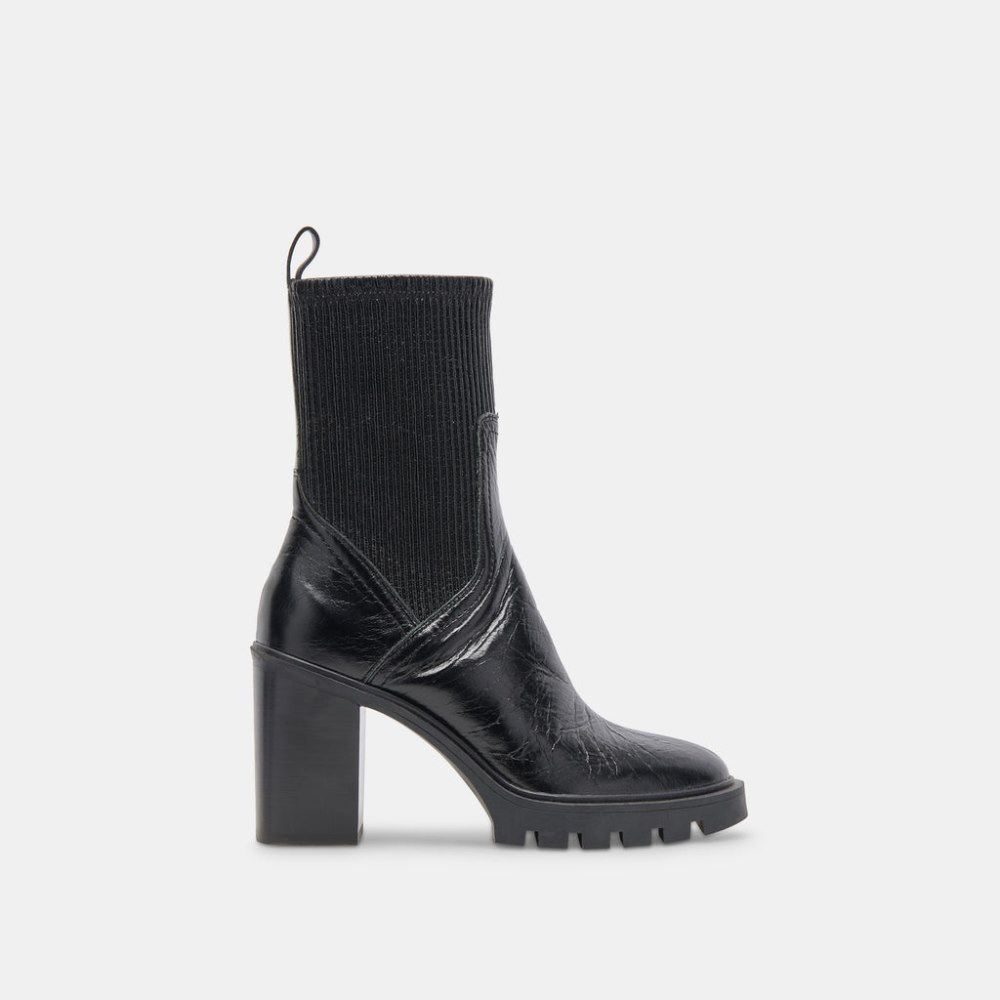 Dolce Vita Marni H2o Boots Midnight Crinkle Patent