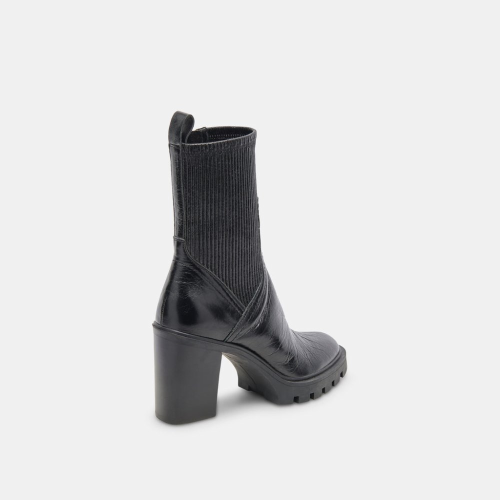Dolce Vita Marni H2o Boots Midnight Crinkle Patent