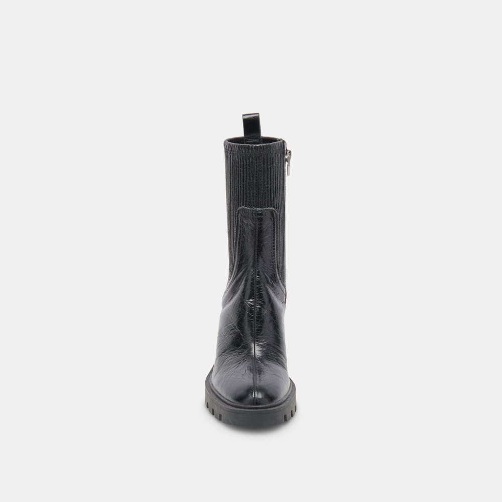 Dolce Vita Marni H2o Boots Midnight Crinkle Patent