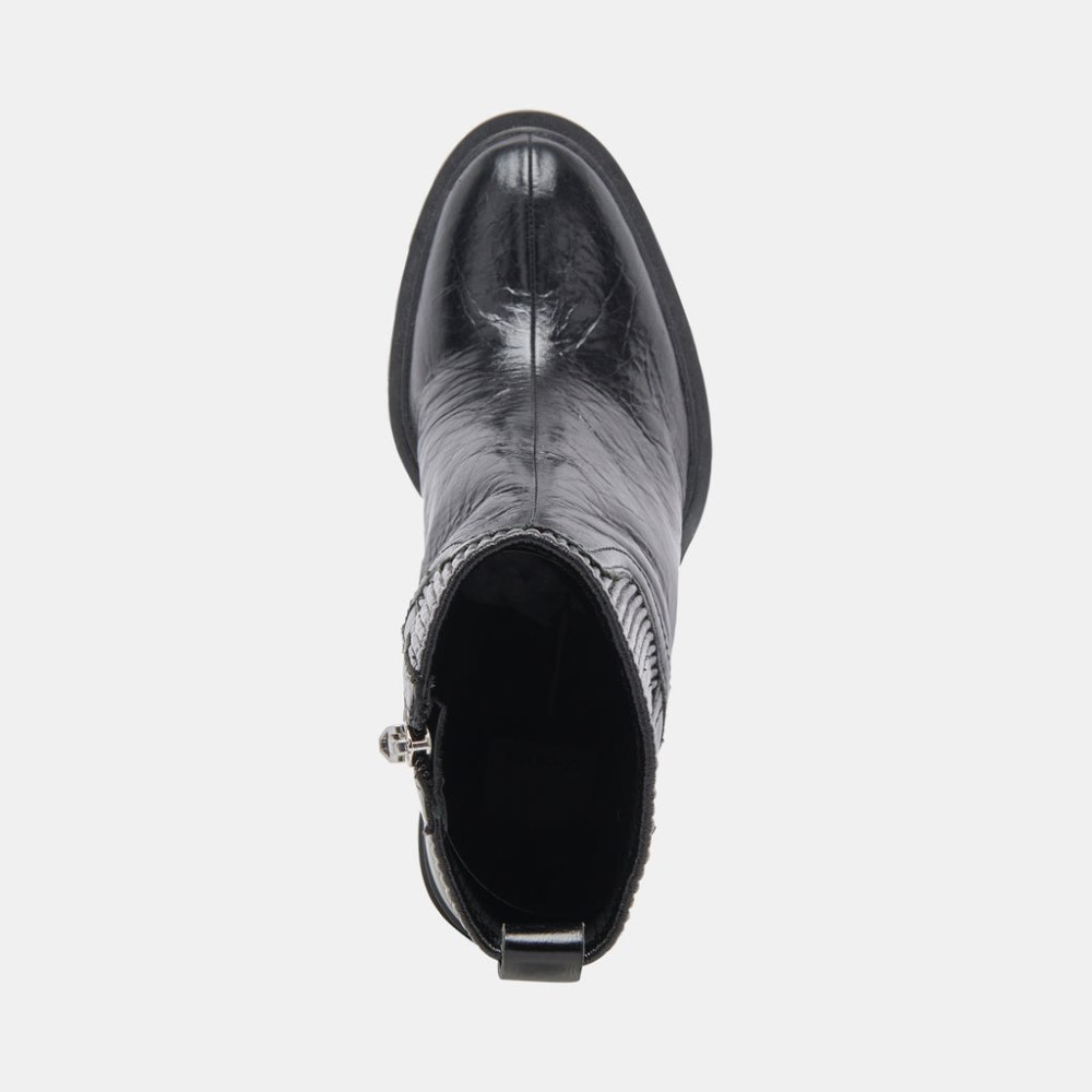 Dolce Vita Marni H2o Boots Midnight Crinkle Patent