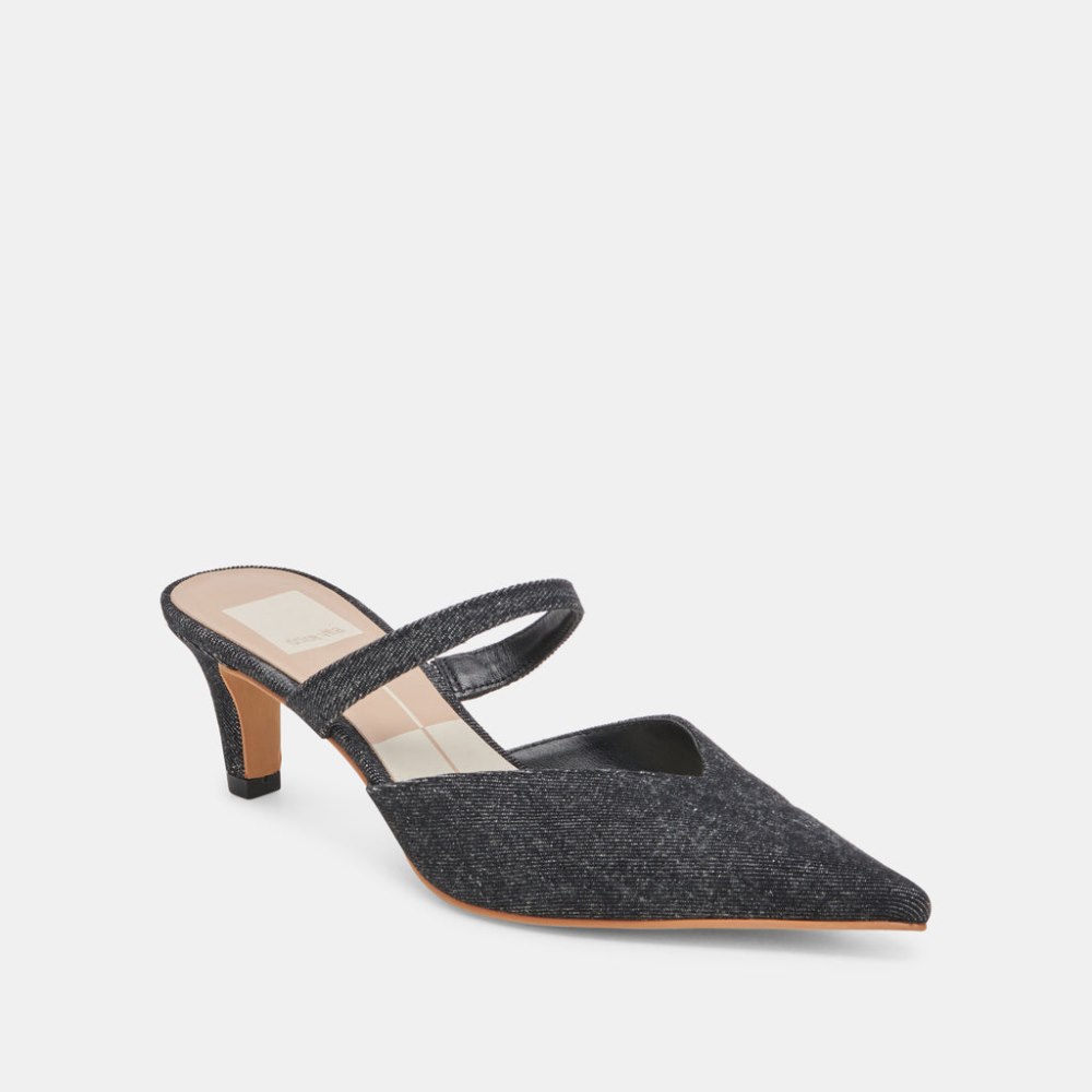 Dolce Vita Kanika Mid Heels Carbon Denim