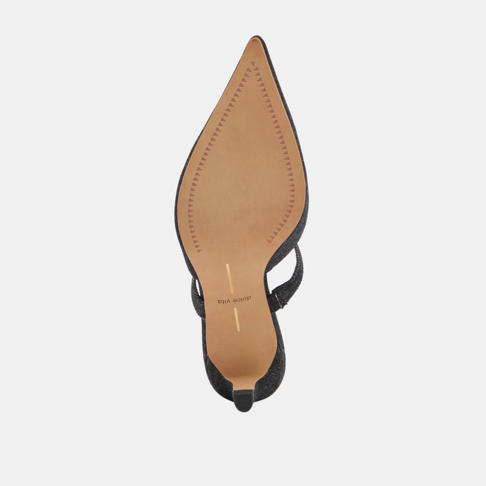 Dolce Vita Kanika Mid Heels Carbon Denim