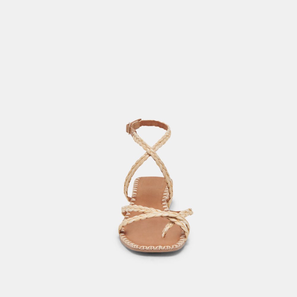 Dolce Vita Brinn Sandals Lt Natural Raffia