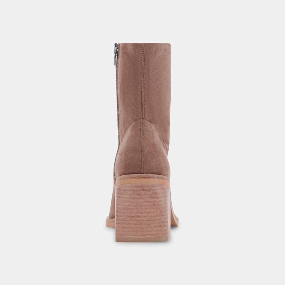 Dolce Vita Indiga Booties Truffle Stella Suede