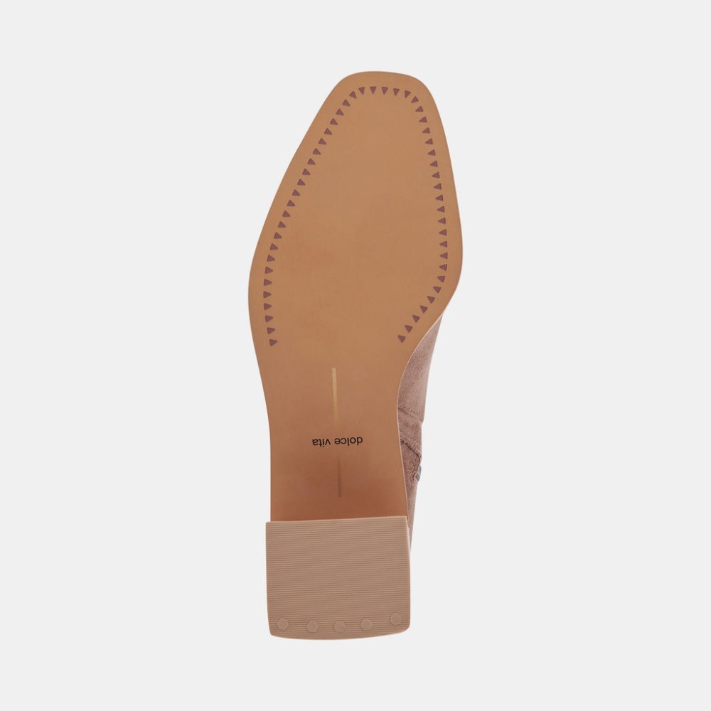 Dolce Vita Indiga Booties Truffle Stella Suede