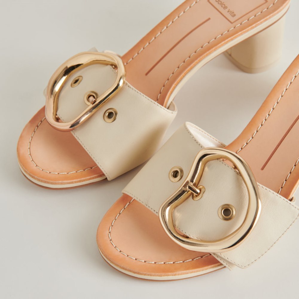 Dolce Vita Laika Heels Ivory Leather