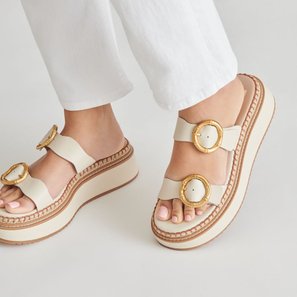 Dolce Vita Rysha Sandals Ivory Leather
