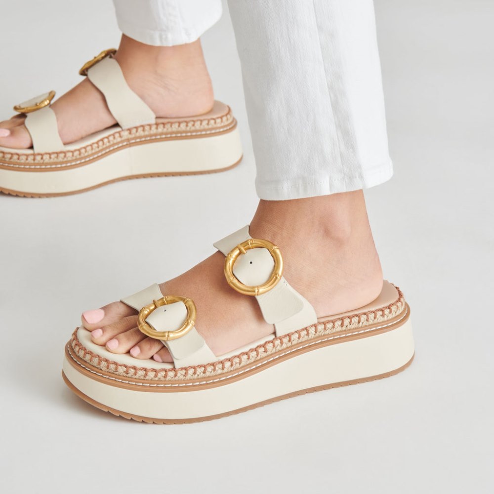 Dolce Vita Rysha Sandals Ivory Leather