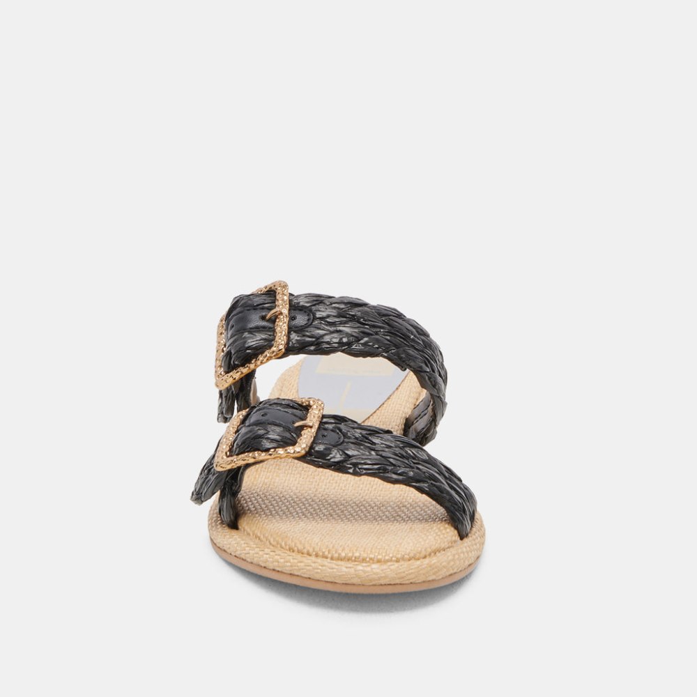 Dolce Vita Alaina Sandals Onyx Raffia