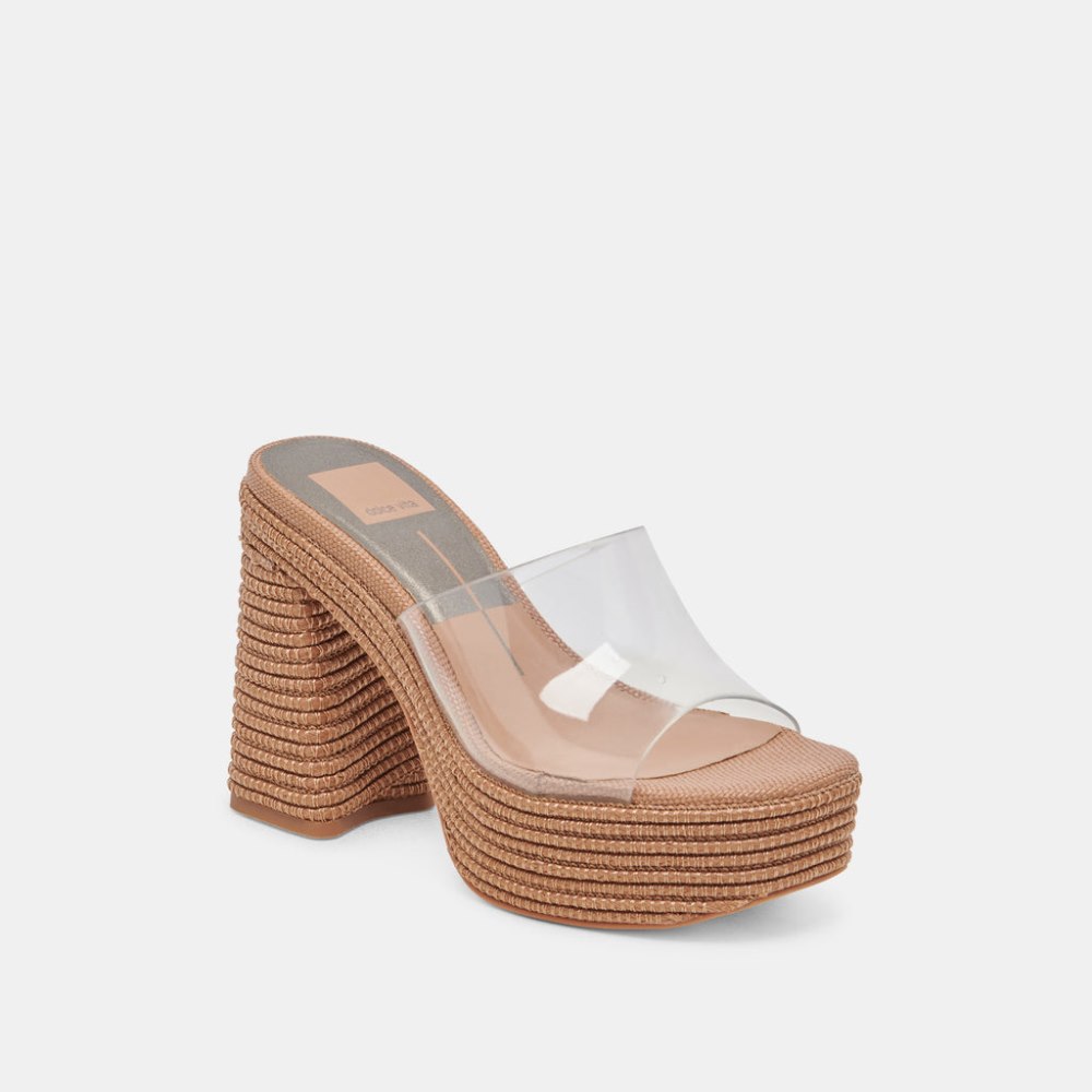 Dolce Vita Lichia Heels Cocoa Vinyl