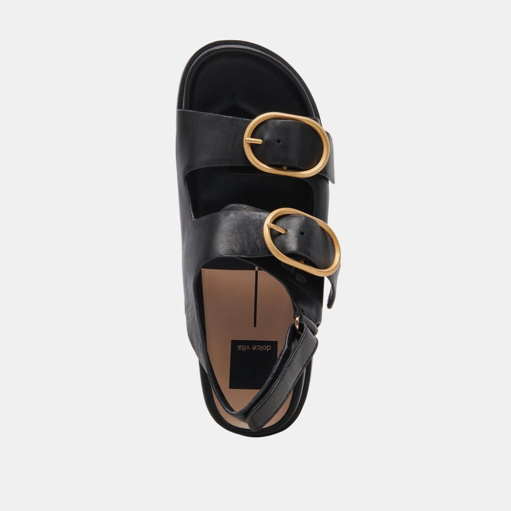 Dolce Vita Starla Sandals Black Leather