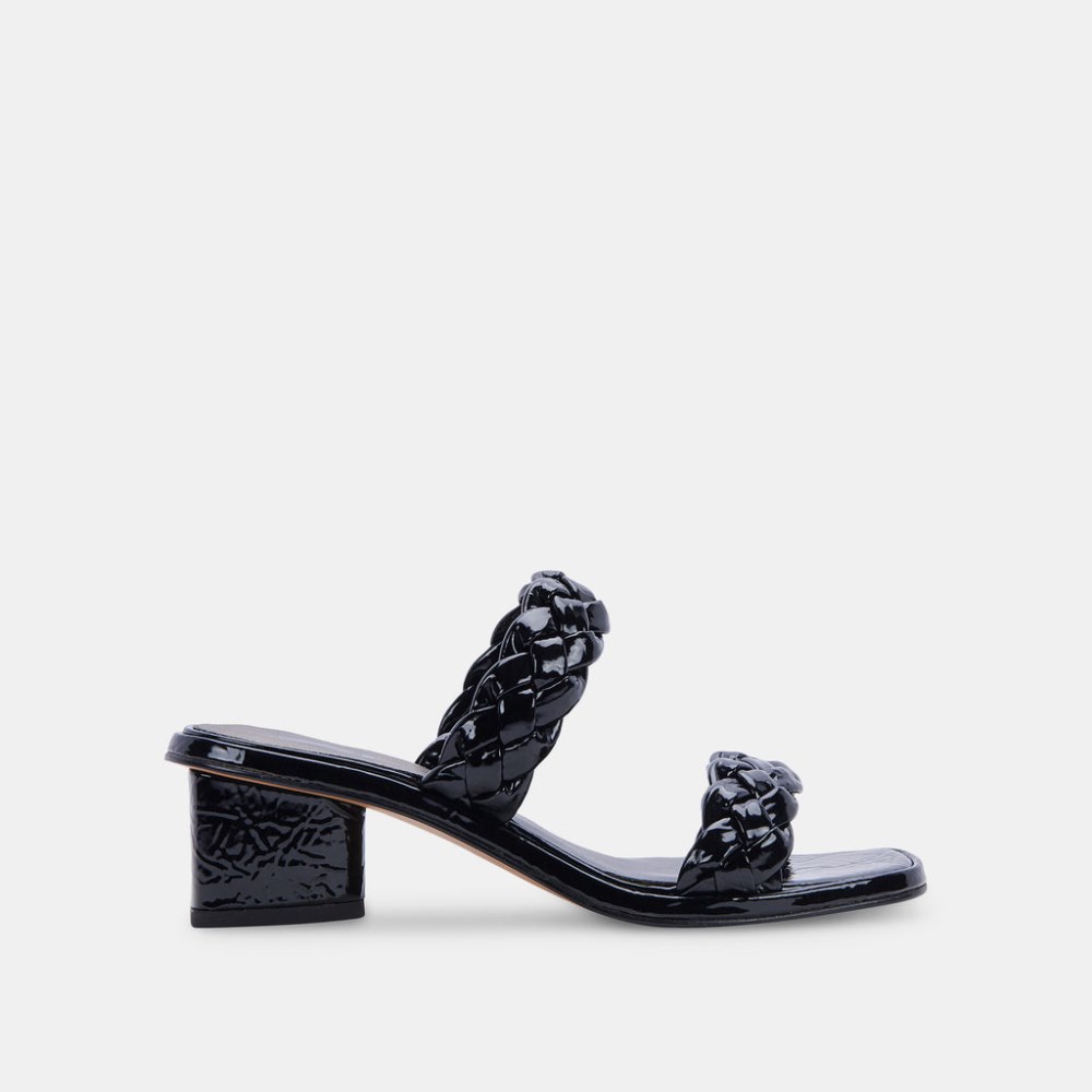 Dolce Vita Ronin Sandals Midnight Patent Stella