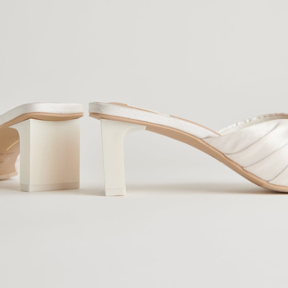 Dolce Vita Carlan Heels Off White Silk