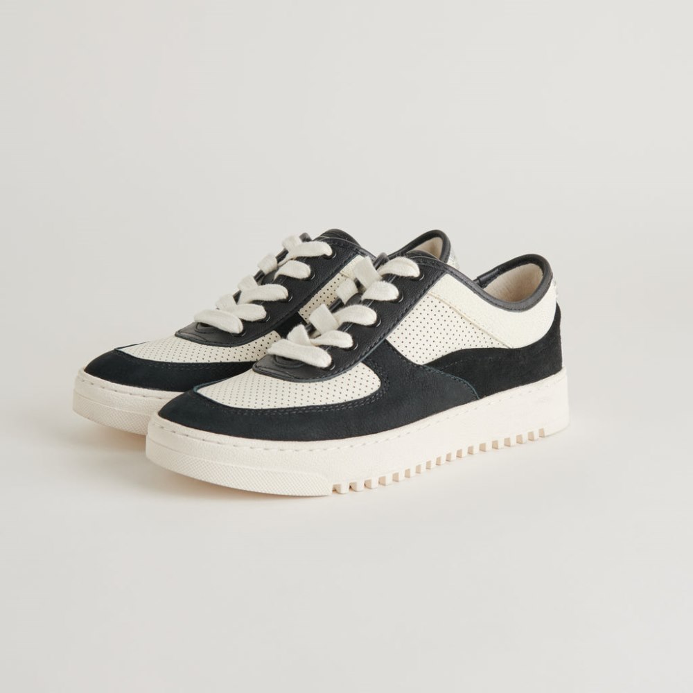 Dolce Vita Cyril Sneakers Black White Leather