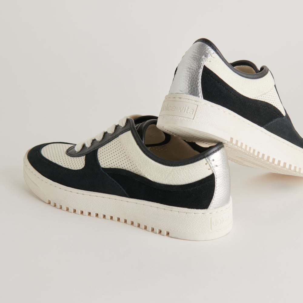 Dolce Vita Cyril Sneakers Black White Leather