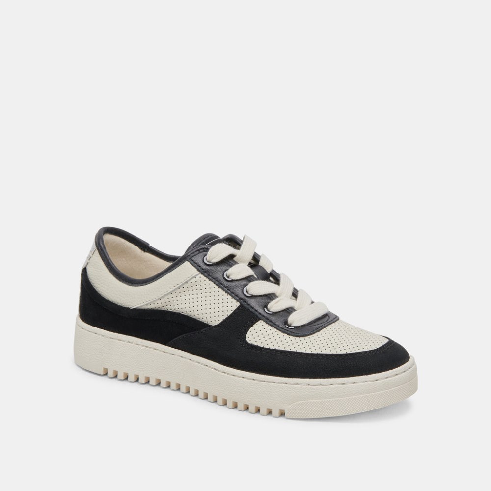 Dolce Vita Cyril Sneakers Black White Leather