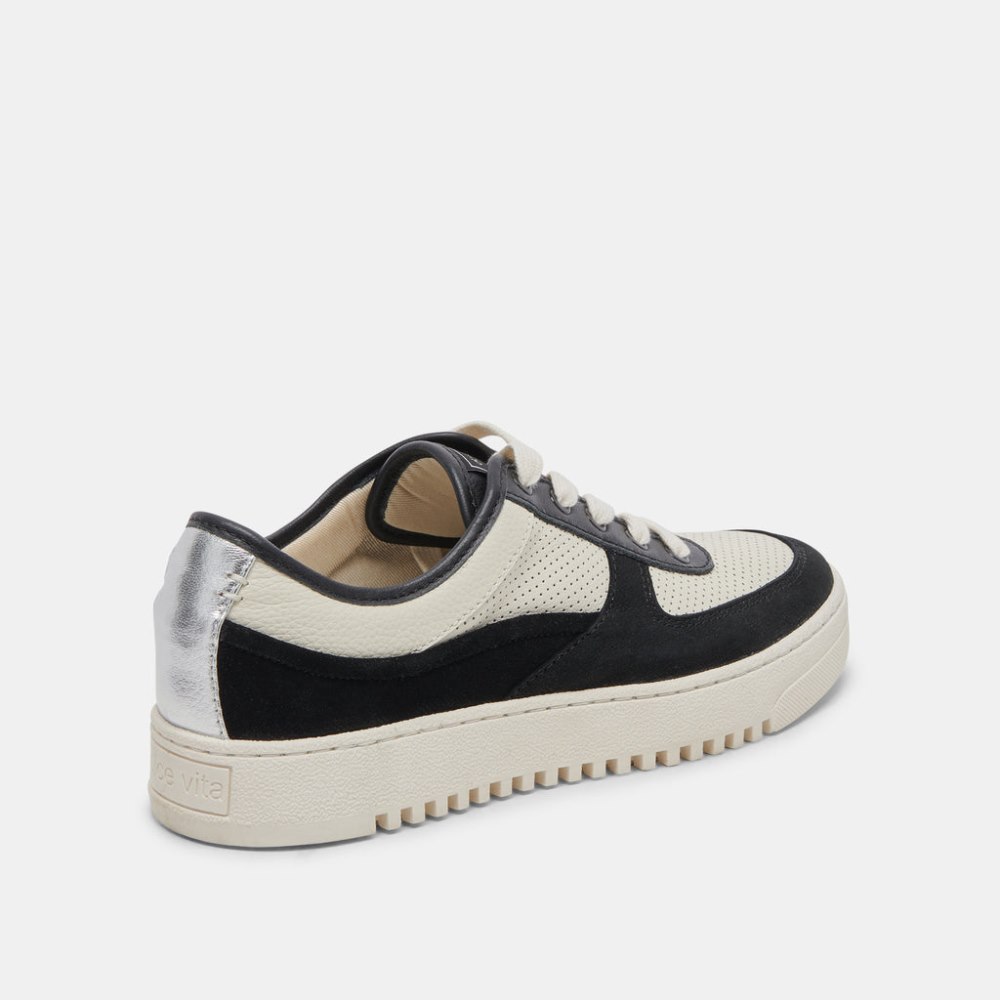 Dolce Vita Cyril Sneakers Black White Leather