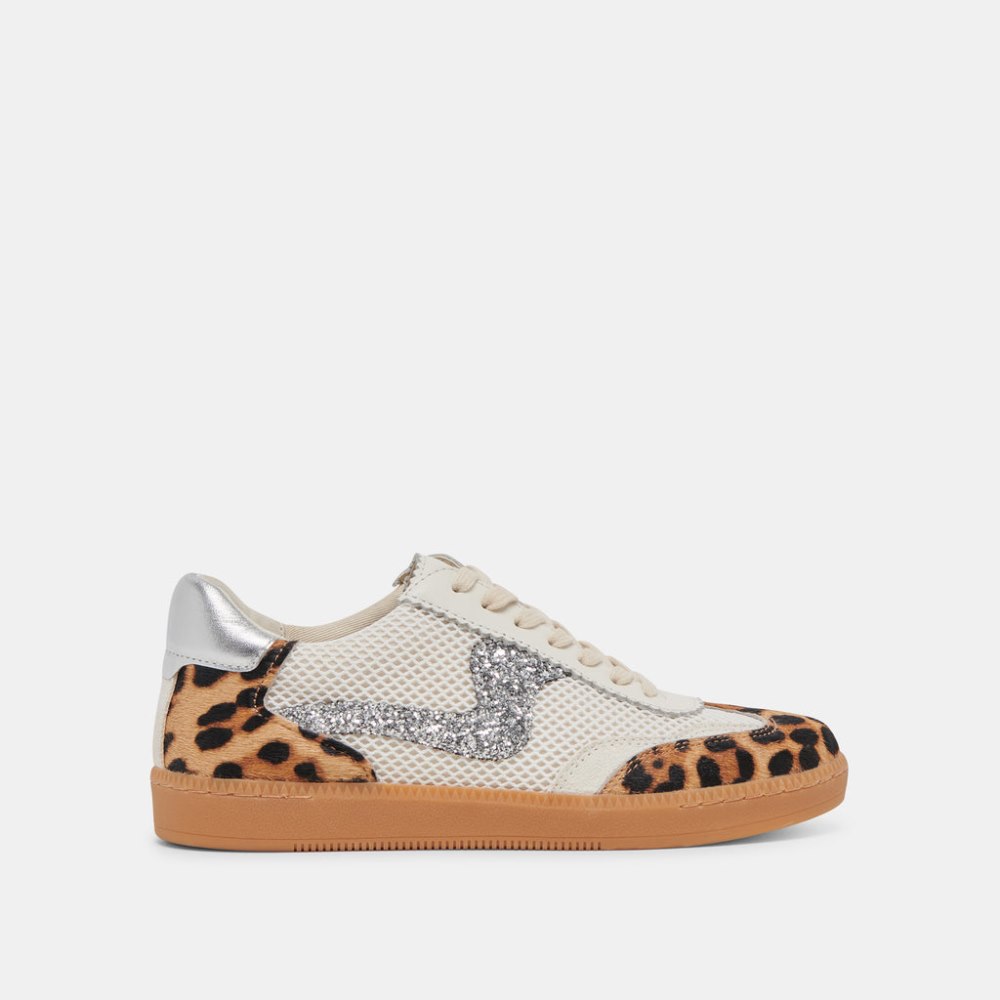 Dolce Vita Notice Sneakers Leopard Multi Calf Hair