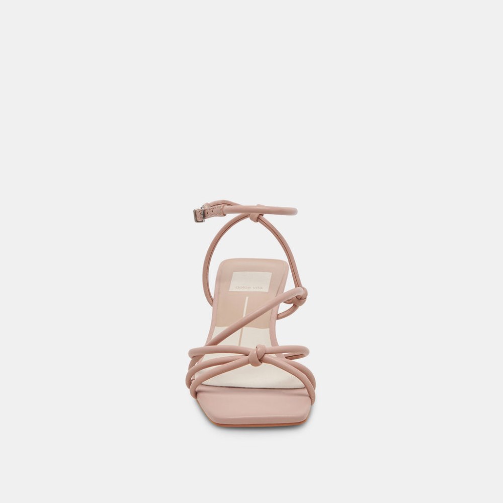 Dolce Vita Bev Wide Heels Rose Leather