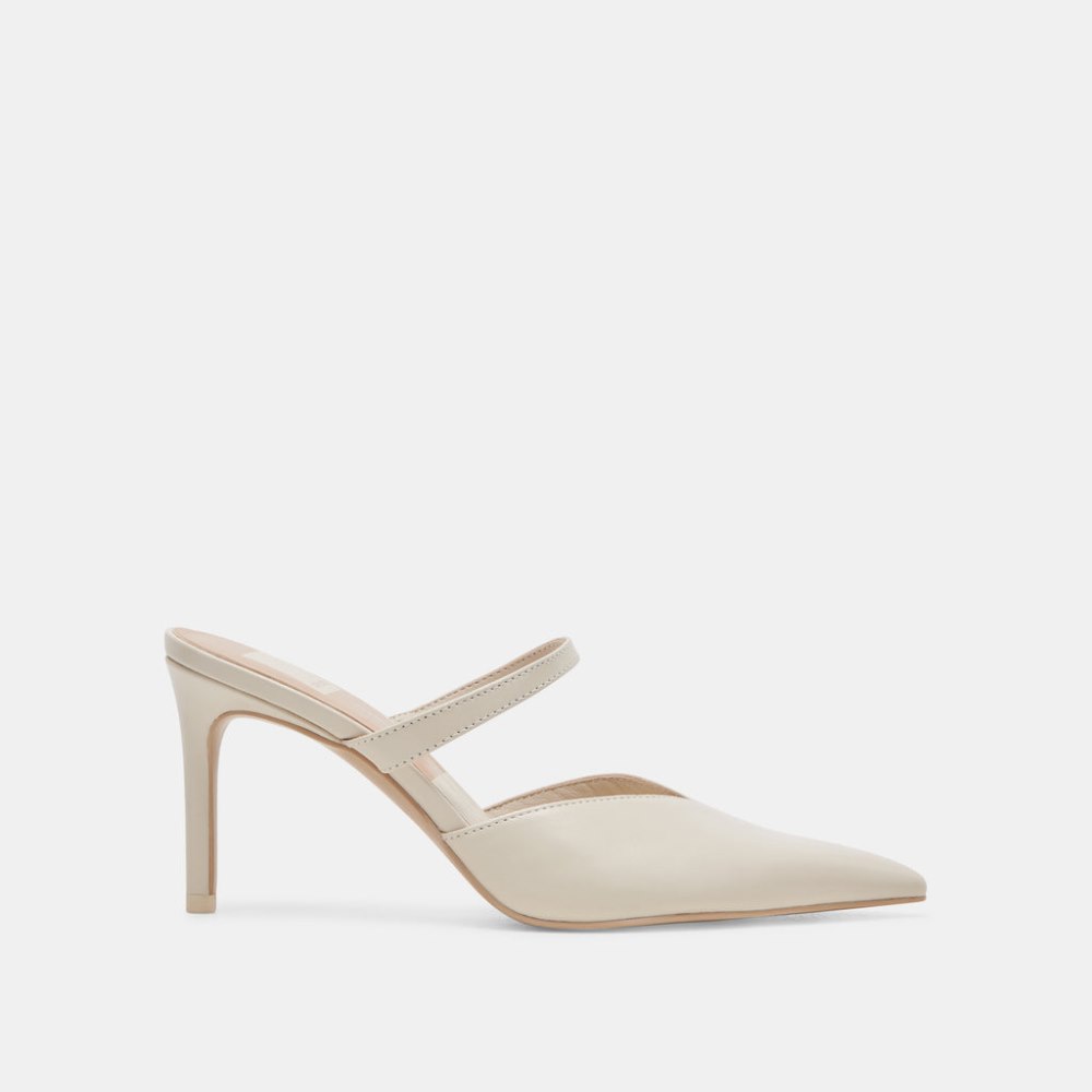 Dolce Vita Kanika Heels White Crinkle Patent