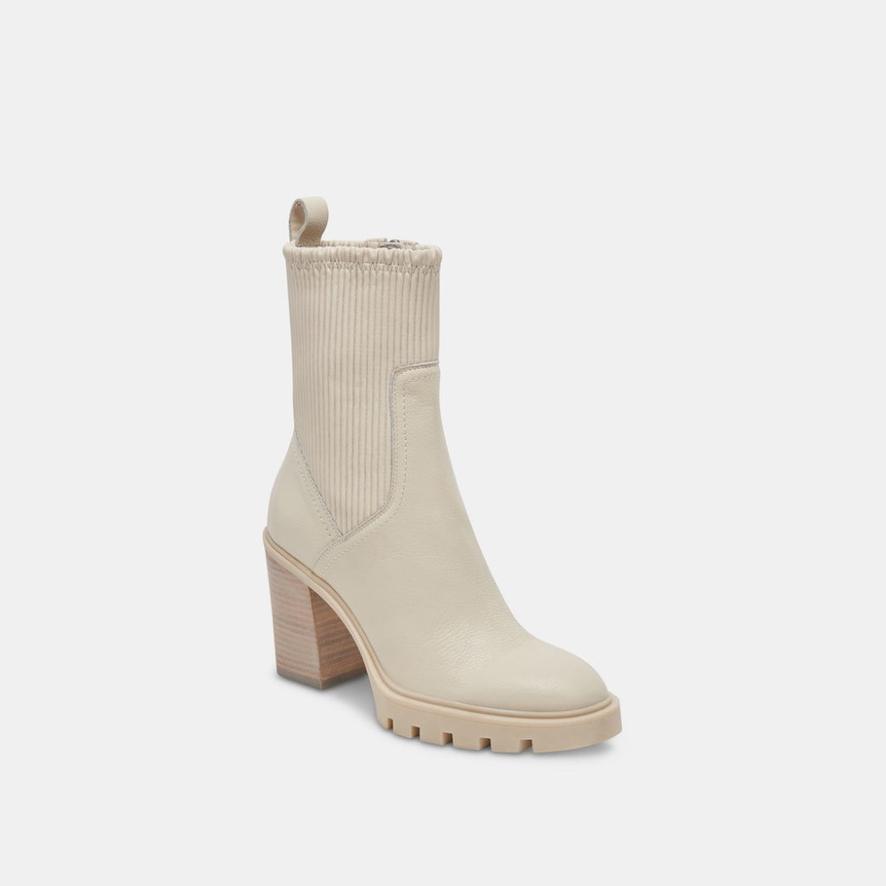Dolce Vita Marni H2o Boots Ivory Leather