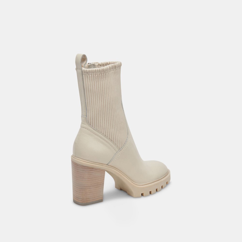 Dolce Vita Marni H2o Boots Ivory Leather