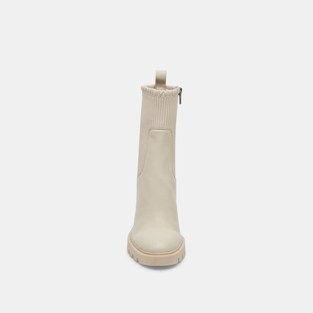 Dolce Vita Marni H2o Boots Ivory Leather