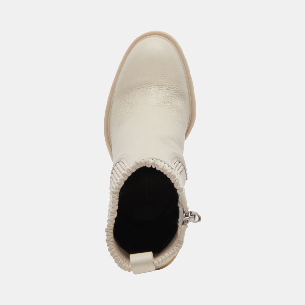 Dolce Vita Marni H2o Boots Ivory Leather