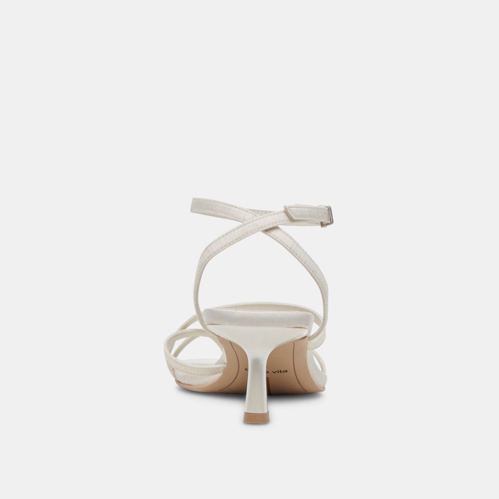 Dolce Vita Betsi Heels Off White Satin