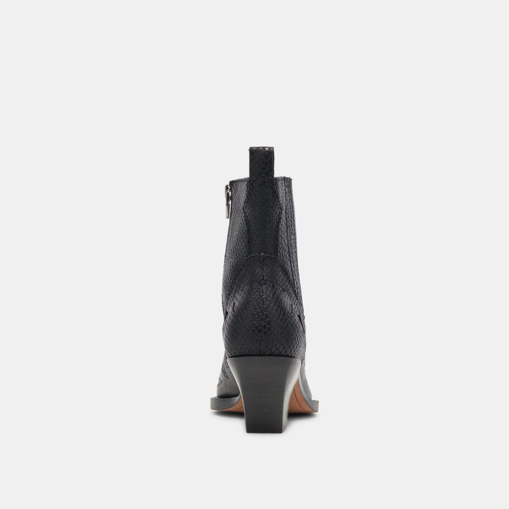Dolce Vita Ramson Booties Black Leather