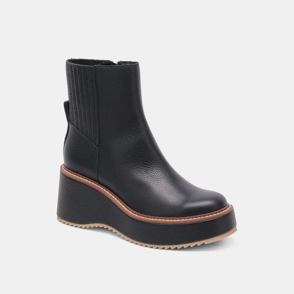 Dolce Vita Hilde Boots Black Leather