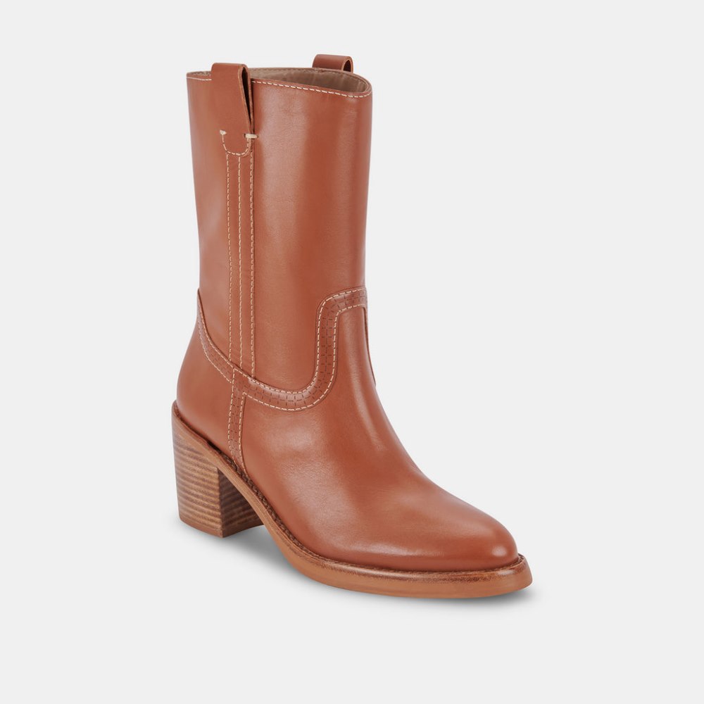 Dolce Vita Colete Boots Cognac Leather