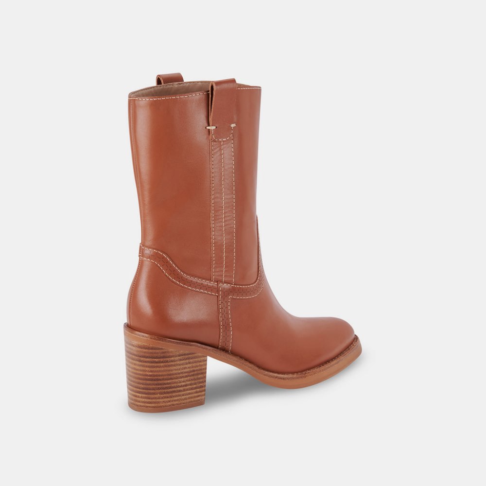 Dolce Vita Colete Boots Cognac Leather