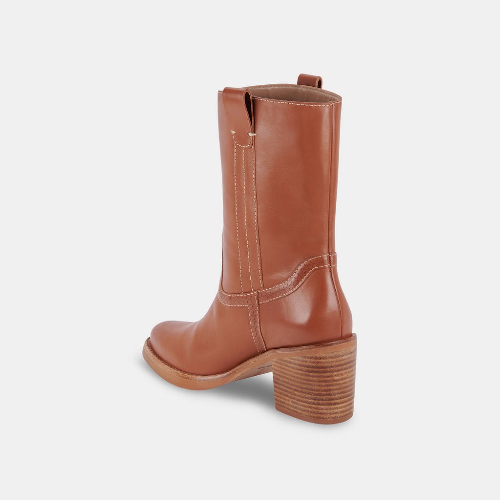 Dolce Vita Colete Boots Cognac Leather
