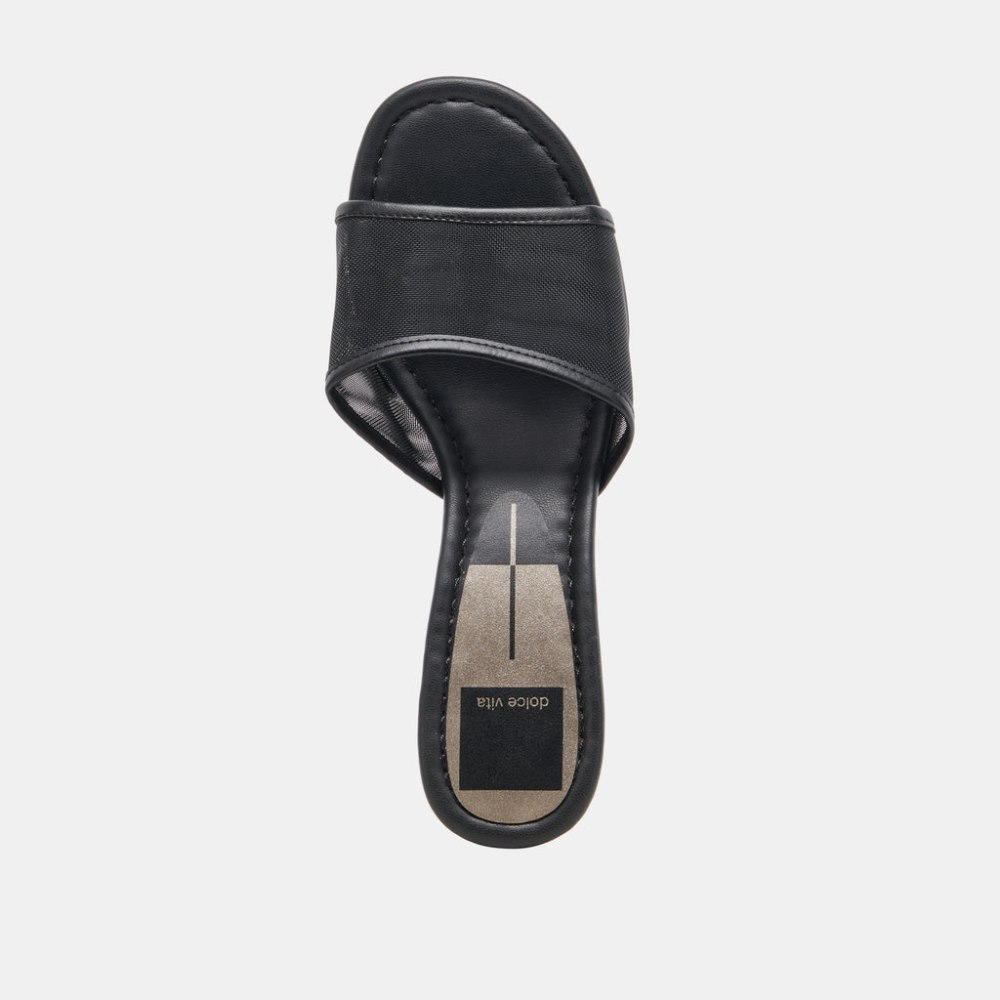 Dolce Vita Meeza Heels Onyx Mesh