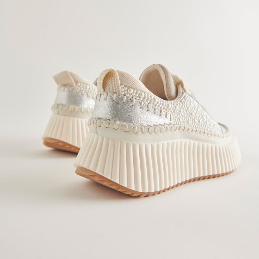 Dolce Vita Dolen Pearl Sneakers Vanilla Pearls