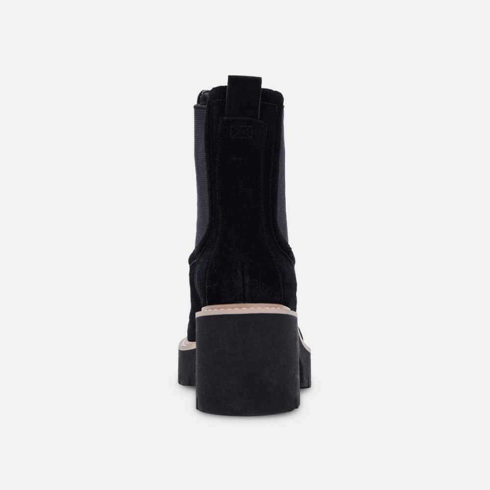Dolce Vita Hawk H20 Wide Booties Onyx Suede