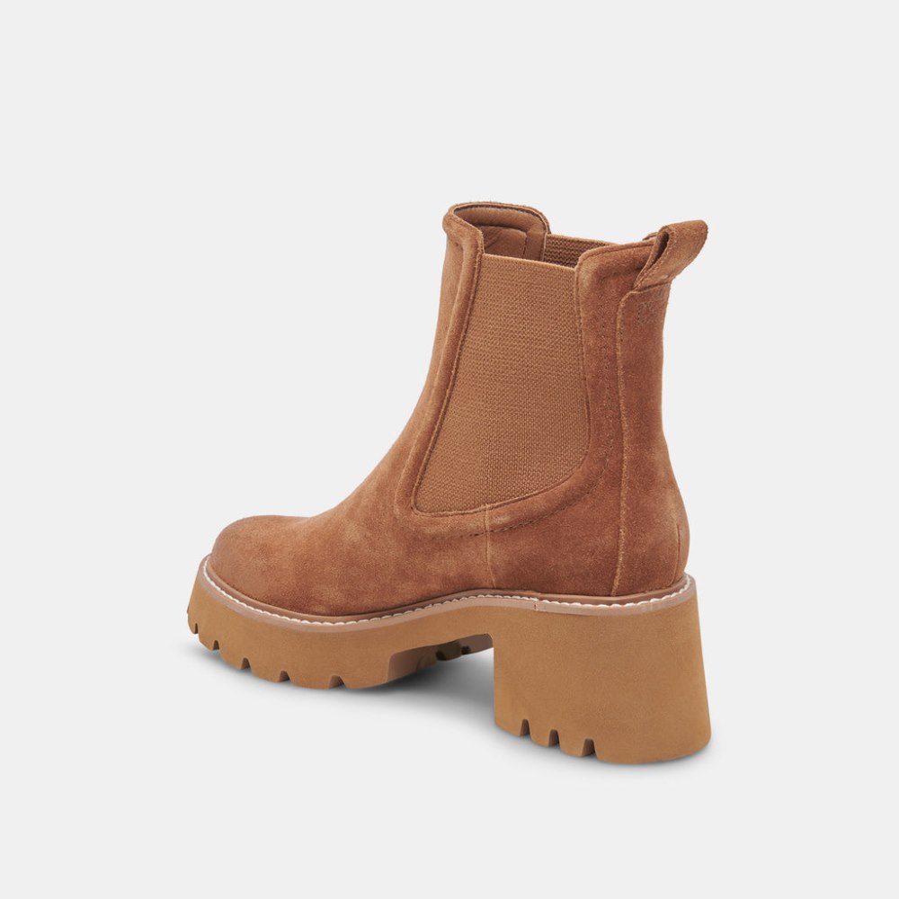 Dolce Vita Hawk H20 Booties Chestnut Suede