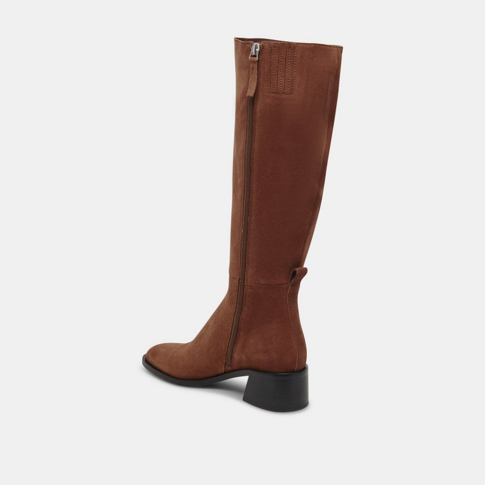 Dolce Vita Lizah Boots Brown Suede