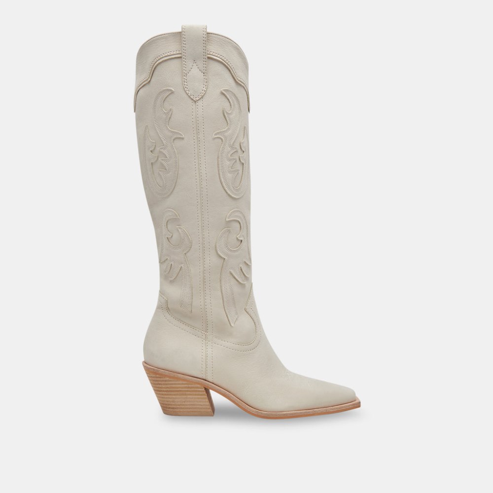 Dolce Vita Samsin Boots Ivory Nubuck