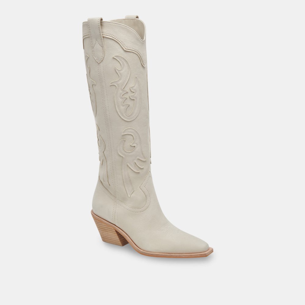 Dolce Vita Samsin Boots Ivory Nubuck