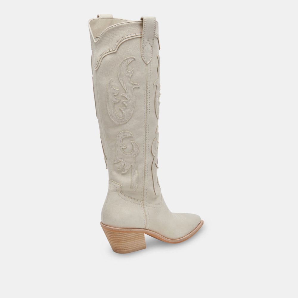Dolce Vita Samsin Boots Ivory Nubuck
