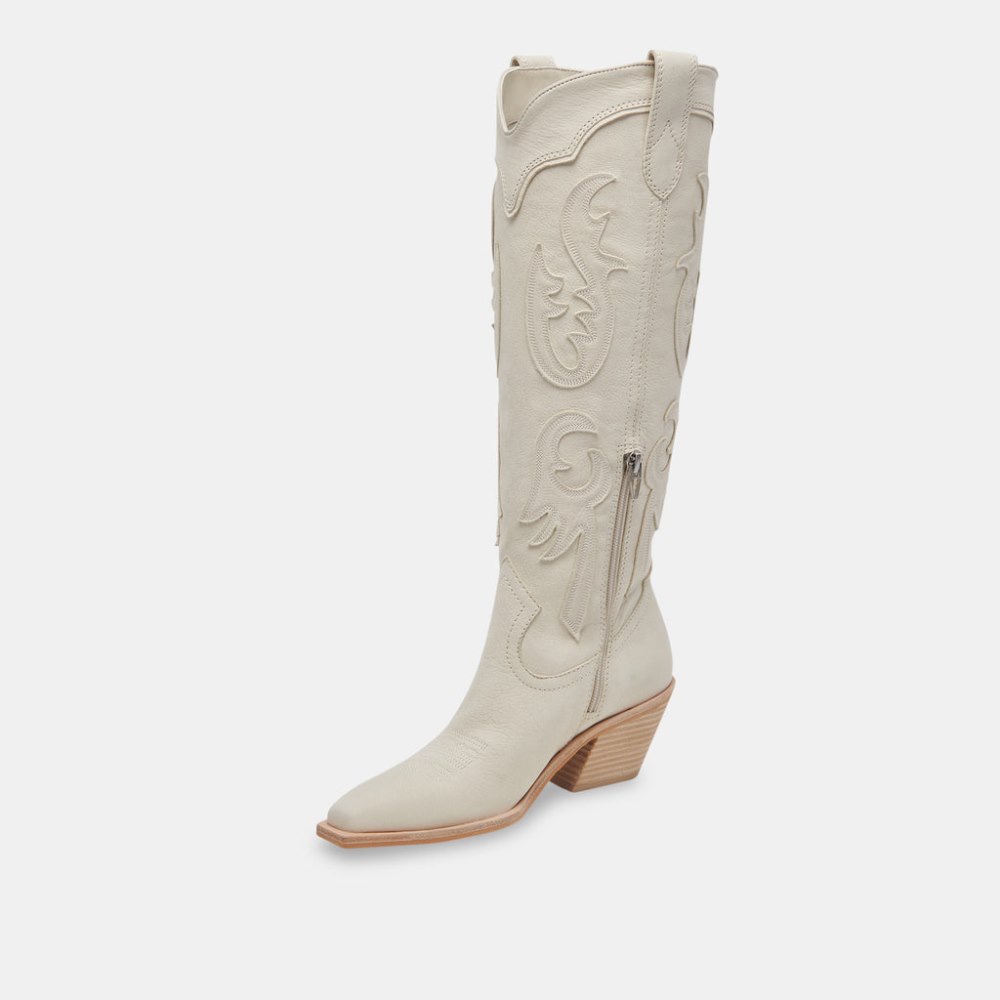 Dolce Vita Samsin Boots Ivory Nubuck