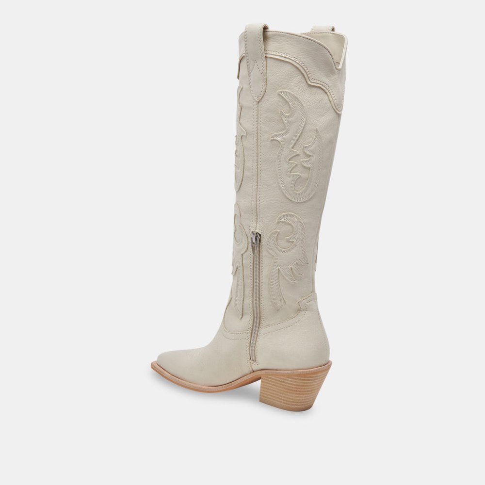 Dolce Vita Samsin Boots Ivory Nubuck